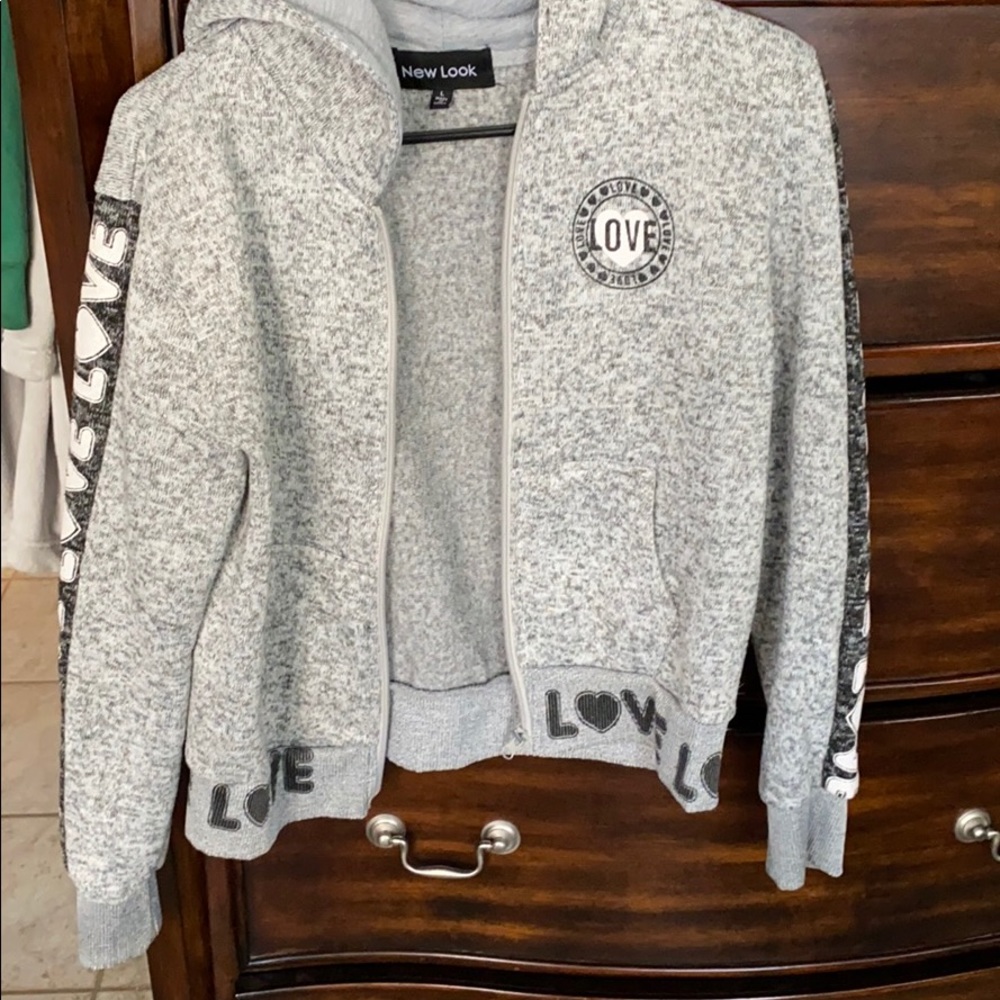 Hoodie zip up jacket